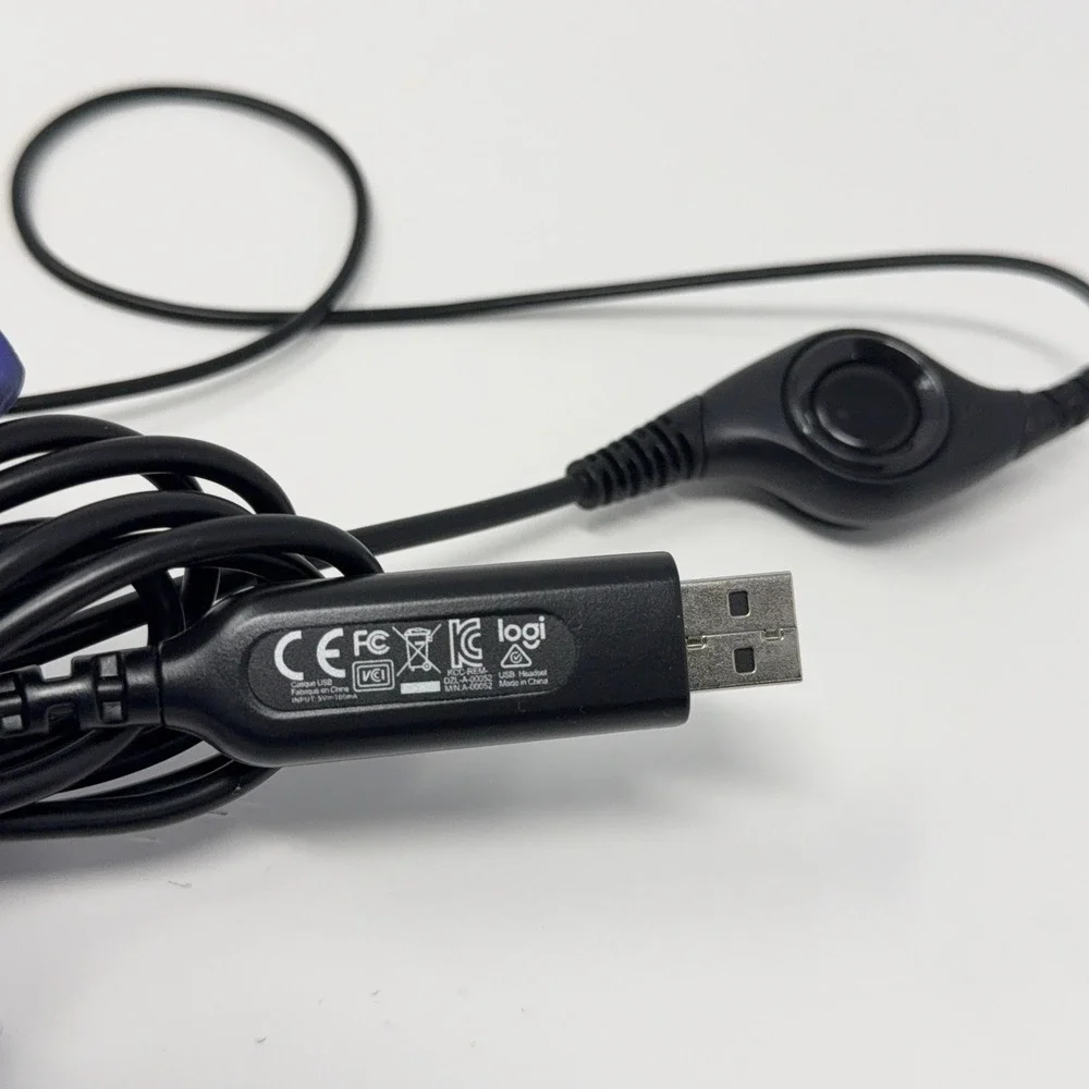 Logitech Attack 3 Wired Joystick J-UJ18 Logitech H390 USB Headset PC USB Tested